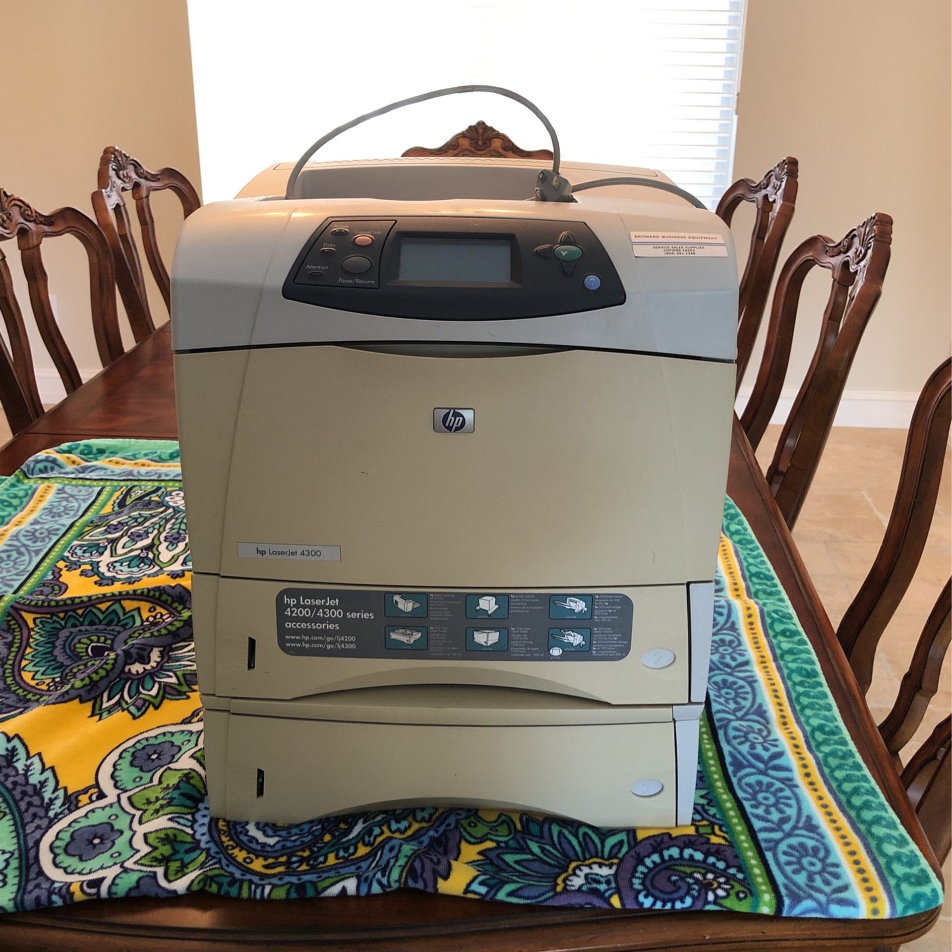 HP Laser jet 4300 Letter and Legal Tray included.