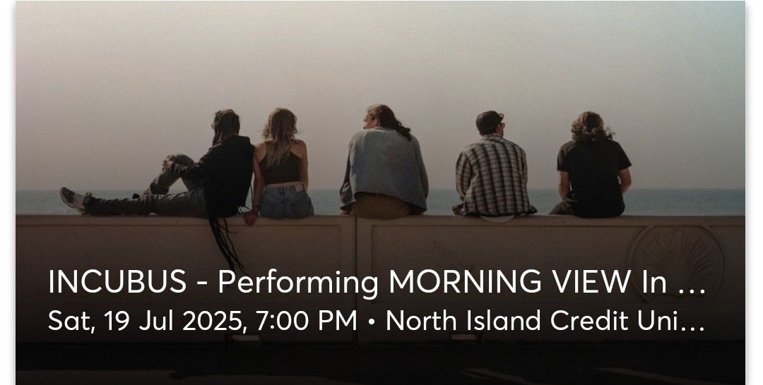 Incubus Morning View Tickets
