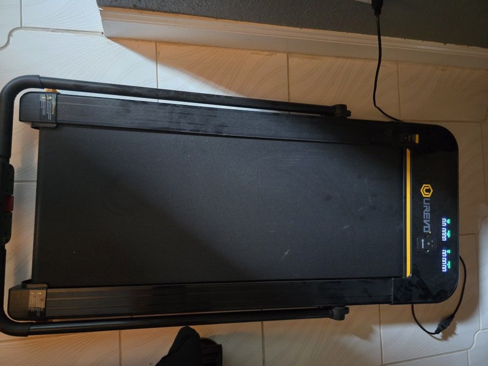2 in 1 Folding Treadmill with Remote