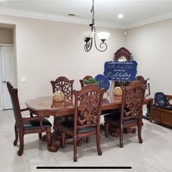 Large Dining Set Every thing must go due to a home sale