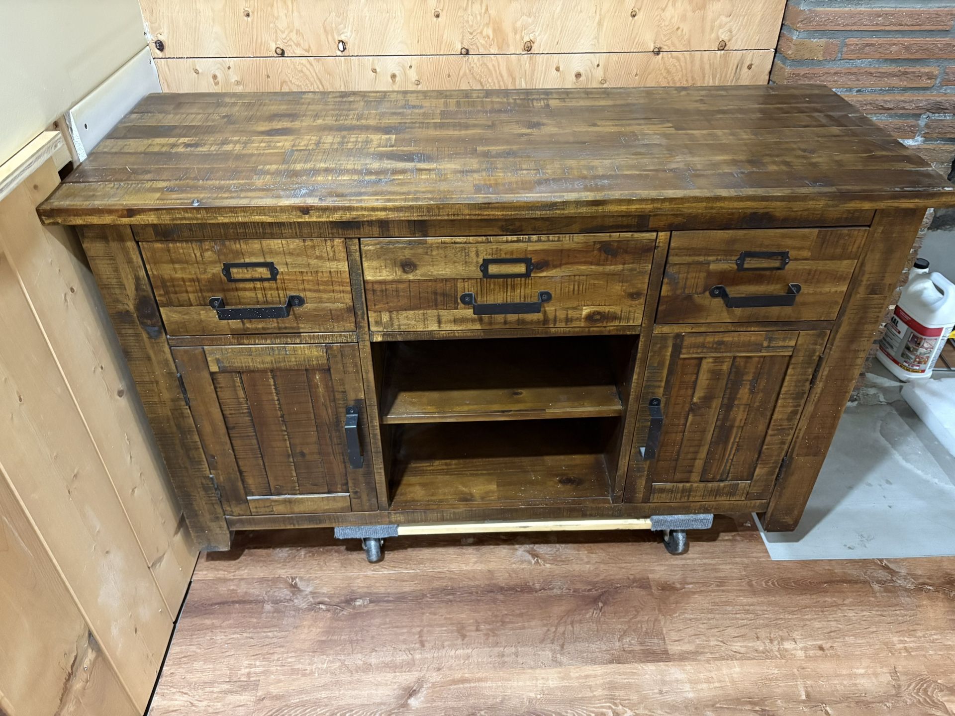 Wood Entertainment center 