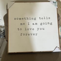 “Love You Forever” Hanging Decor