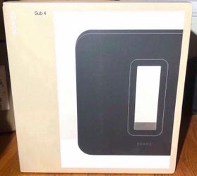 Sonos Sub4 (Black Matte) Brand New Sealed Include Warranty.  I sell everything Brand-New!