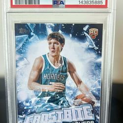 2025-26 Topps Kon Knueppel Frostbite Finishers RC FF-KK PSA 9 LOW POP