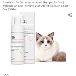 Waterless Cat Shampoo | Cat Dry Shampoo | No Rinse Foam Wash for Cat | Waterless Foam Shampoo for Cats | Waterless Cat Bath | Removing Cat Odor | Feli