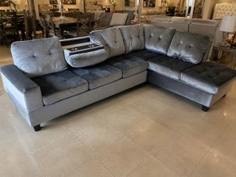 Sectional Sofa Gray Color