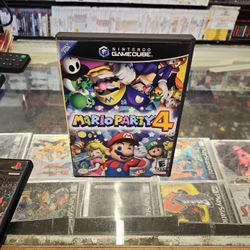 Mario Party 4 Gamecube No Manual 