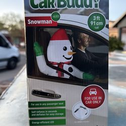 Car Buddy snowman