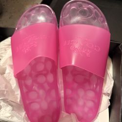 Coach jelly slides