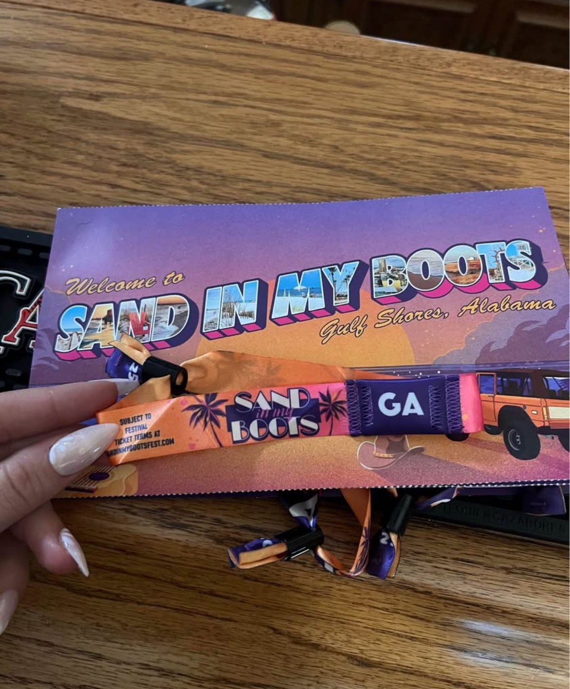 Sand in my Boots GA Wristband
