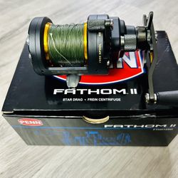 Penn Fathom II FTHII12SD New Fishing Reel $270