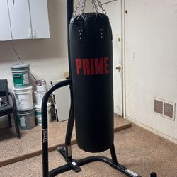 Rare Prime Punching Bag And Stand 