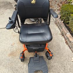 🧡⚡ Ultra-Light Compact Power Chair – Smooth, Strong & Reliable! ⚡🧡
