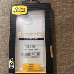 Otter Box iPhone Case 7/8 (New)  Sparkly Clear 