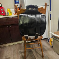 Genuine Beautiful leather saddle bag for motorcycle 