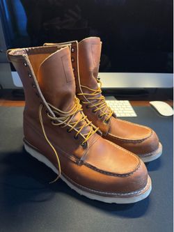 Red Wing Work Boots 10877 Size 12 D USED Twice