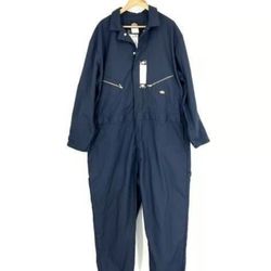 Dickies Mens Navy Bule Work Wear Overalls Size: 2XL