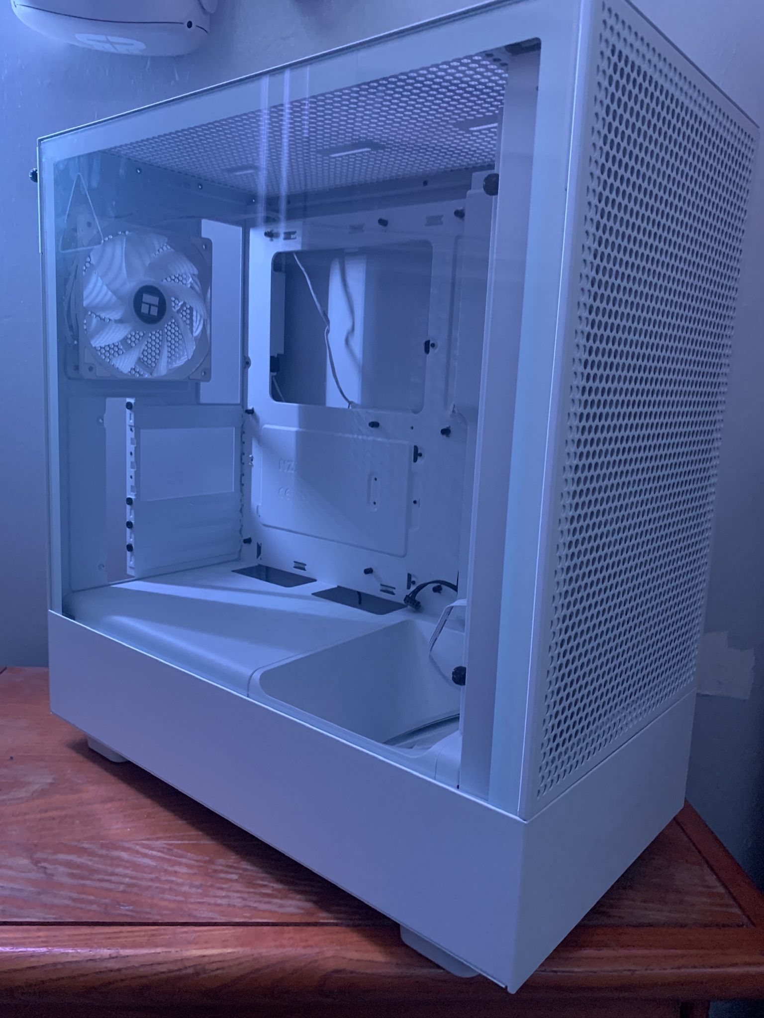 NZXT H5 Flow White PC Case with RGB Fans