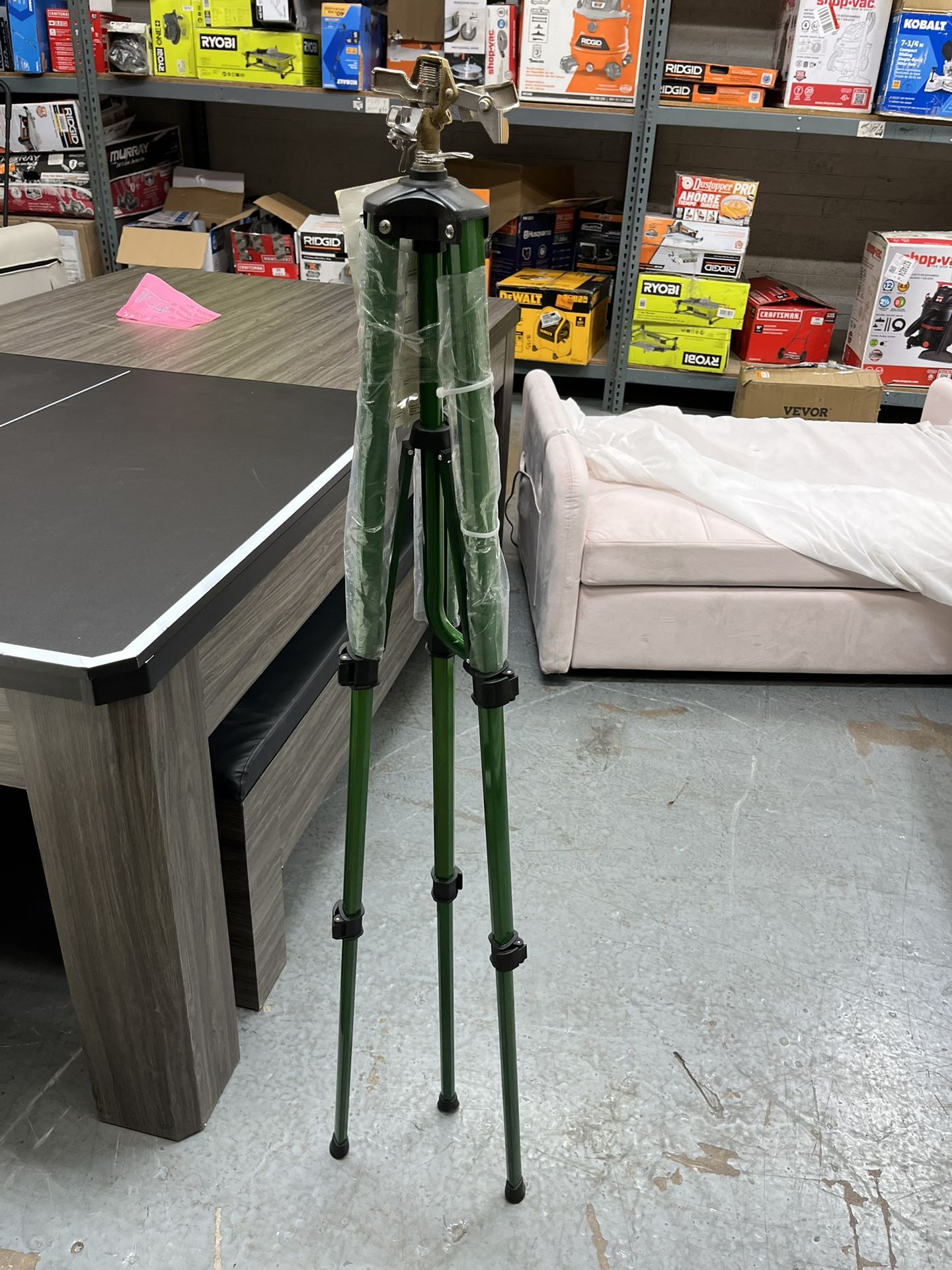 Brass Impact Sprinkler On Tripod