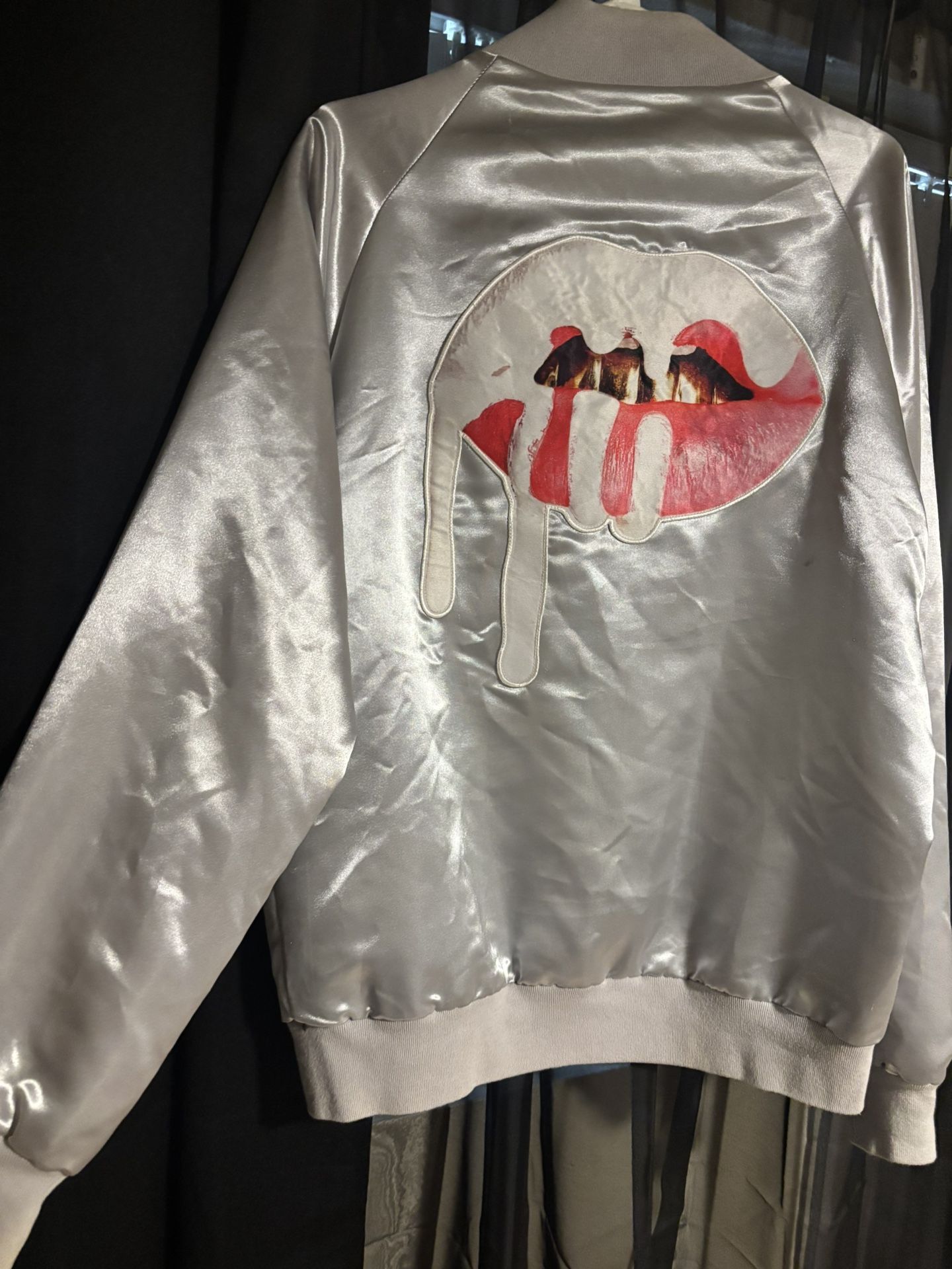Kylie Jenner Silver bombers Jacket