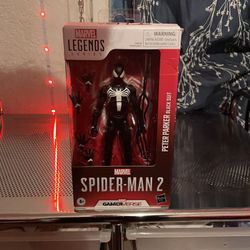 Marvel Legend Black Suit Spiderman Action Figure 