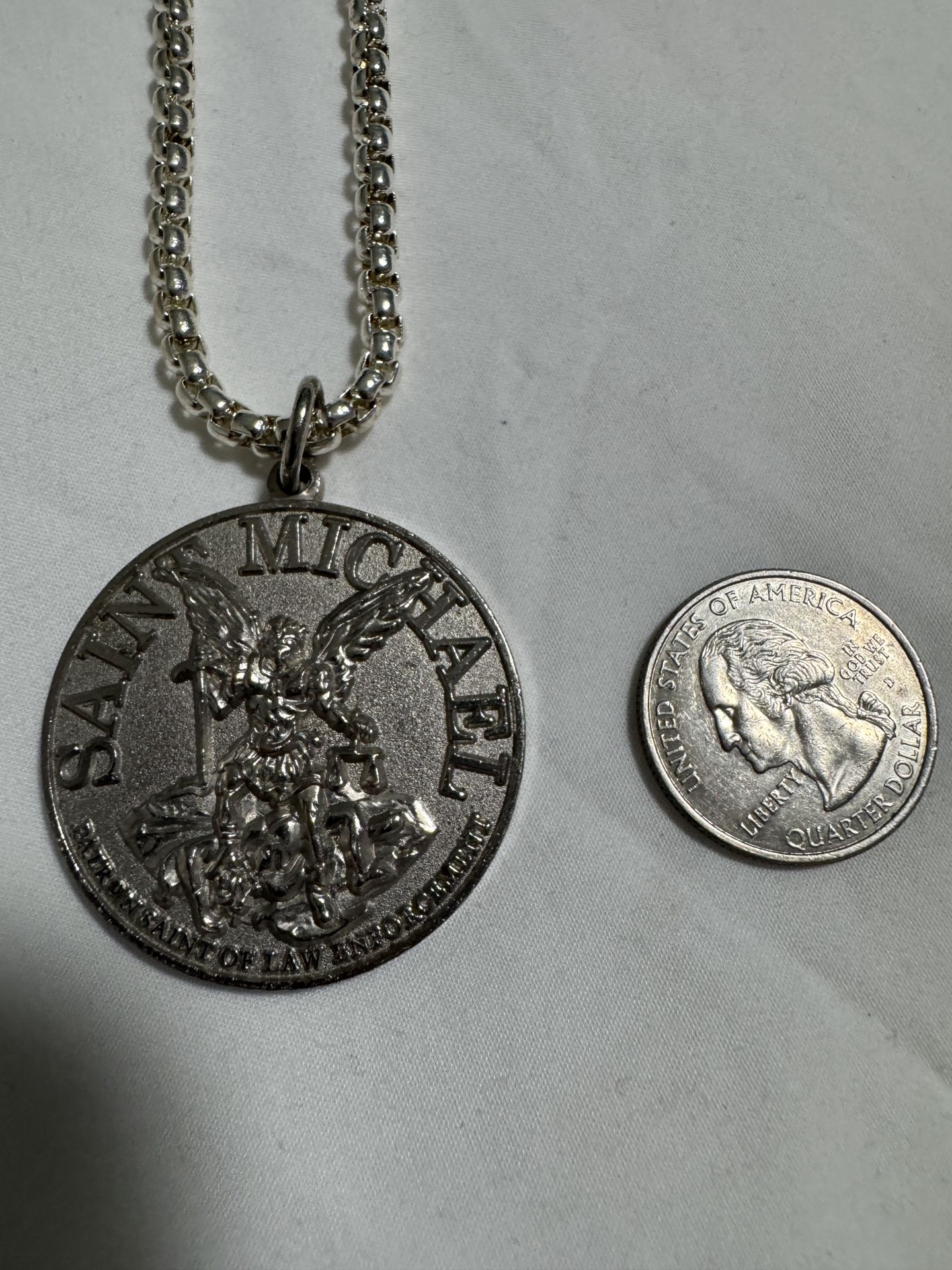 Rare Saint Michael Patron Saint Of Law Enforcement