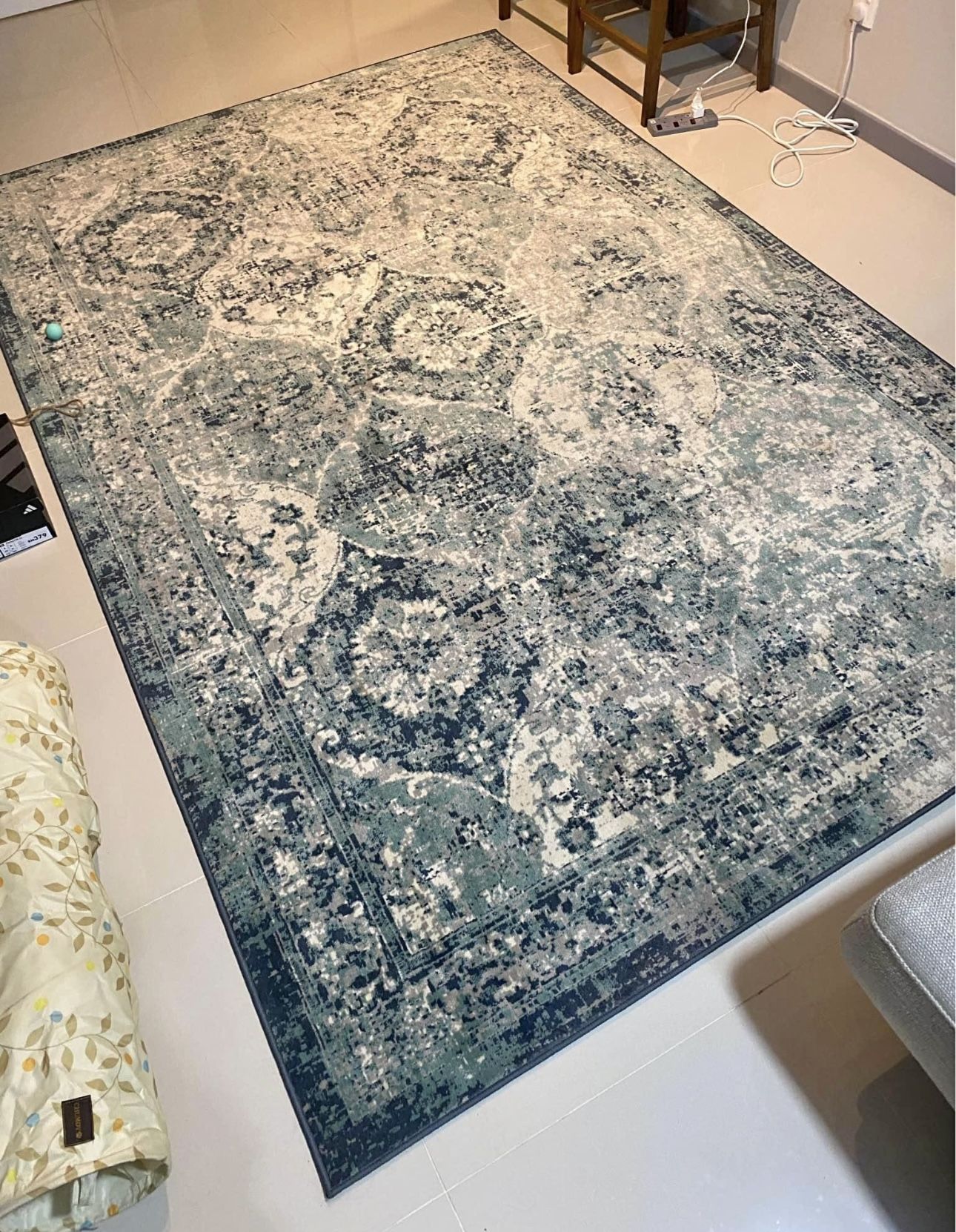 Indoor outdoor area rug, amazing condition Moving out of state and priced for quick sell. Non-smoking household. Was in guest bedroom, very lightly us