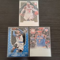 Carmelo Anthony Knicks NBA basketball card 
