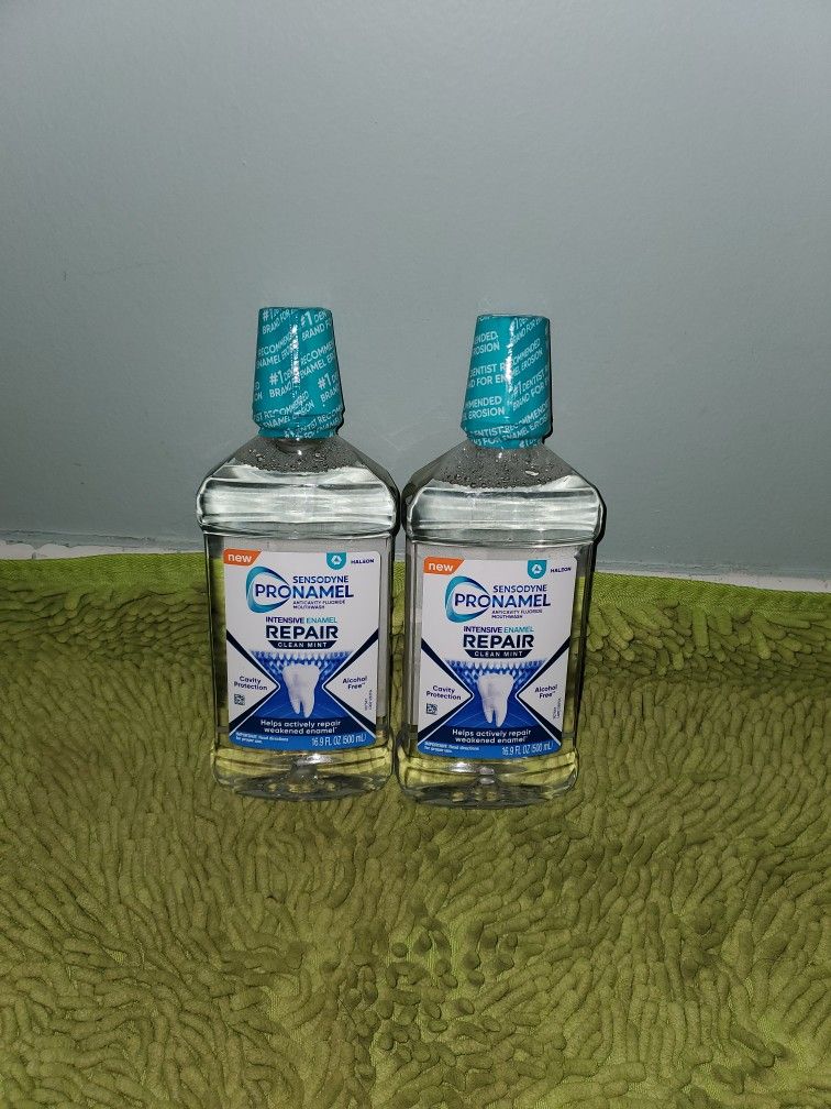 2 Sensodyne Pronamel Mouthwash 16.9oz