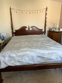 King Size Bed Frame And Double Dresser