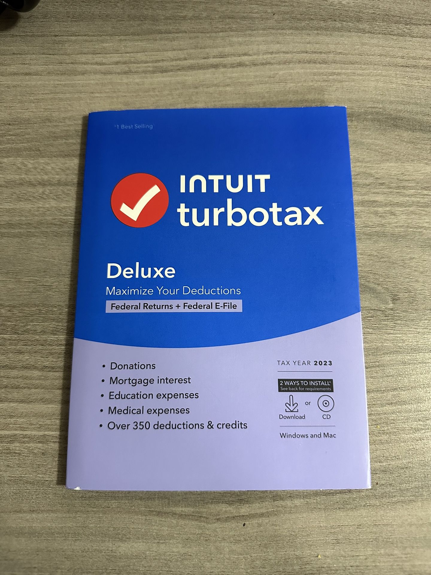 Intuit Turbotax Deluxe 2023