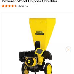 Best Seller Champion Power Equipment 3 in. Dia 224 cc 2-in-1 Upright Gas Powered Wood Chipper Shredder