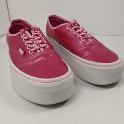 VANS X BARBIE AUTHENTIC STACKFORM SHOE PINK WOMENS SIZE 8