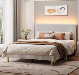 Brand new queen size bed frame with a brand new mattress included 🚨 Free same day delivery 🚨 Hablo español