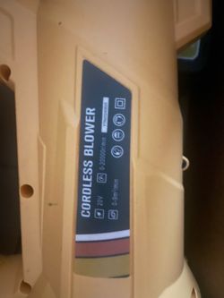20v Cordless blower