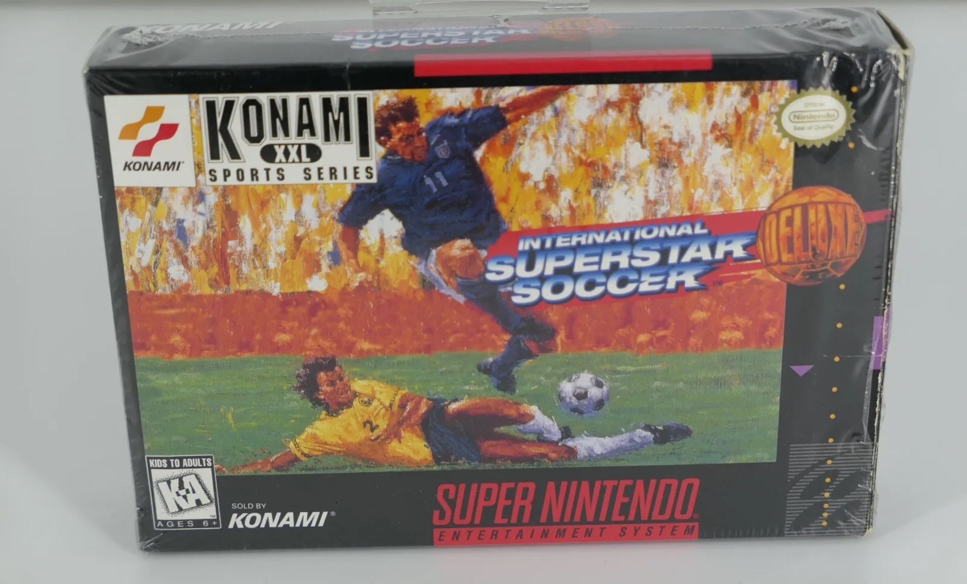 International Superstar Soccer Deluxe Super Nintendo SNES Complete CIB