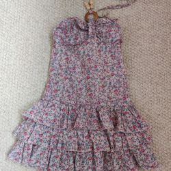 Sleeveless Floral Dress