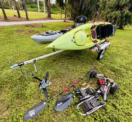 Hobie Fishing Kayaks With Yakima Trailer 