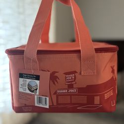 Mini Trader Joes Peach Insulated Bag 