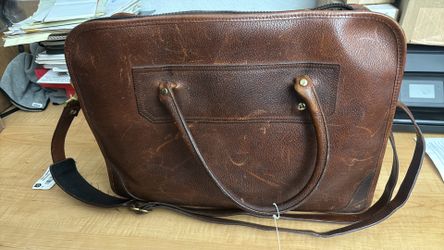 Vintage leather orvis bag