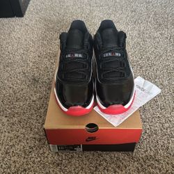 AIR JORDAN RETRO 11 LOW “BRED” SIZE 10 IN MEN’S