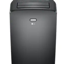 LG 8,000 BTU (12,000 ASHRAE) 115-Volt Portable Air Conditioner Cools 350 Sq. Ft. with dehumidifier & Wi-Fi in Gray