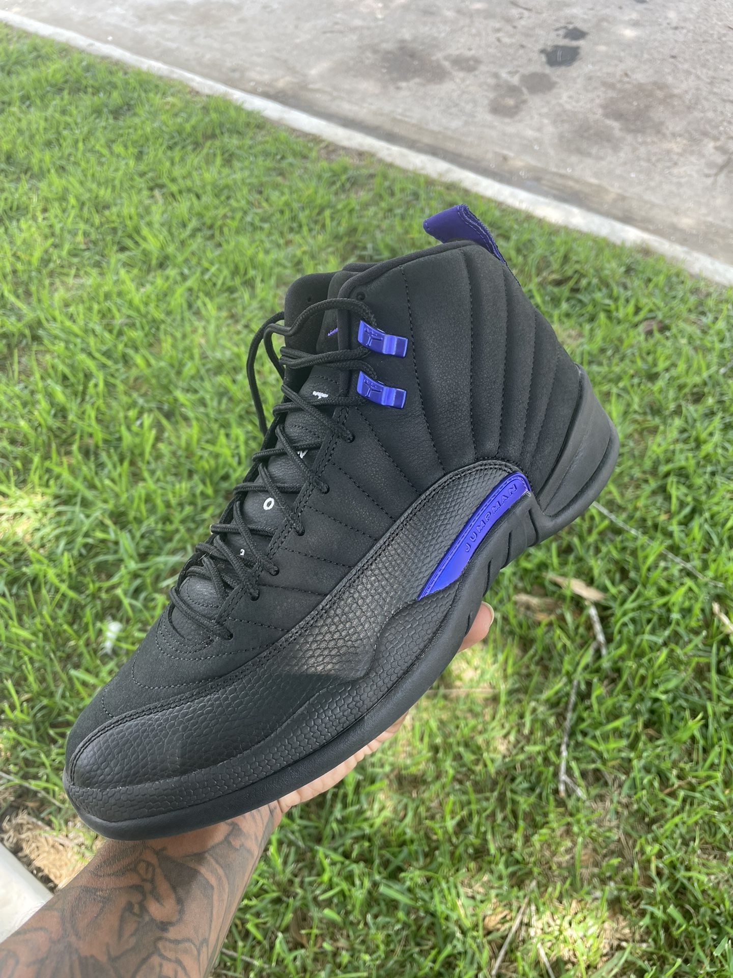 Jordan Retro 12 Black Royal Purple 10.5