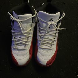 Jordan 12 Red And White 