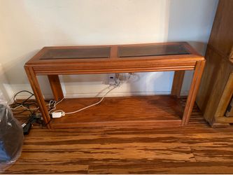 Glass Side Table