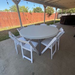 Tables and chairs