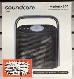 Soundcore By Anker Motion X500 Wireless Bluetooth Speaker Brand New 