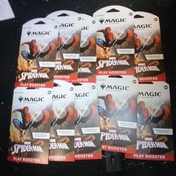 Magic The Gathering Spiderman Booster Pack Lot $50