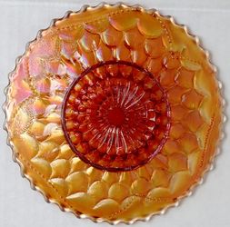 Carnival Glass Small Plate