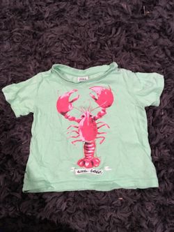 Lime green Zara Baby size 3-6 months tee